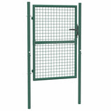 Vidaxl port 100x125 cm steel green