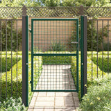 Vidaxl poort 100x125 cm staal groen