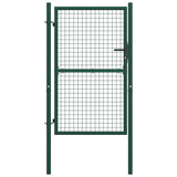 Vidaxl port 100x175 cm steel green