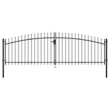 Vidaxl Hek Port Double Porte avec Spears Top 400x200 cm