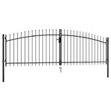 Vidaxl Hek Port Double Porte avec Spears Top 400x200 cm