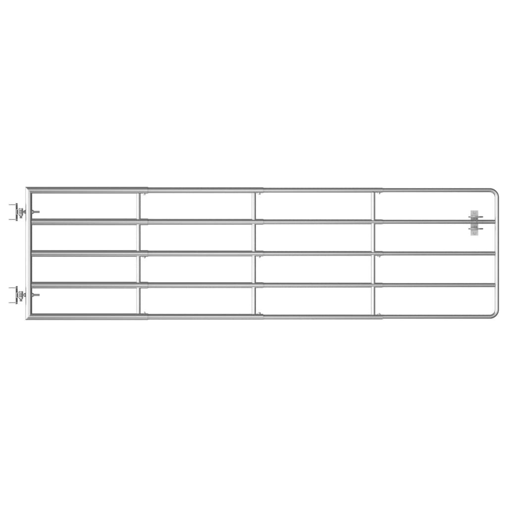 Vidaxl Port mat 5 Staangen (115-300) X90 cm Stol Sëlwerfaarf faarweg