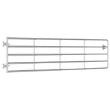 VIDAXL-Anschluss mit 5 Stäbchen (115-300) x90 cm Stahl Silber gefärbt