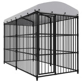 VidaXL Hondenkennel voor buiten met dak 300x150x210 cm