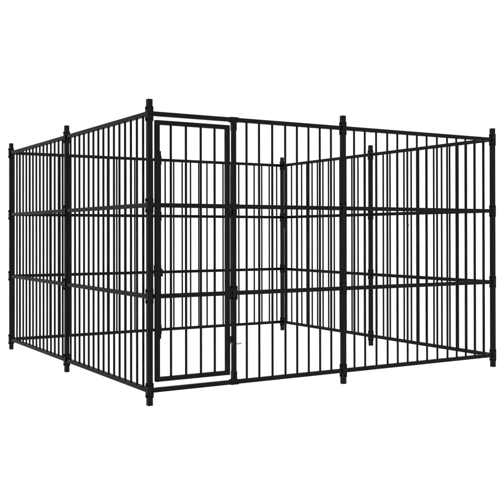 VidaXL Hondenkennel voor buiten 300x300x185 cm