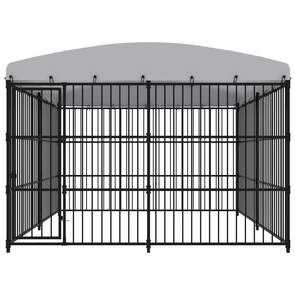 Vidaxl Dog Kennel til udvendig med tag 300x300x210 cm