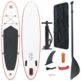 Vidaxl Stand Up Paddleboard set nafukovací červená a bílá