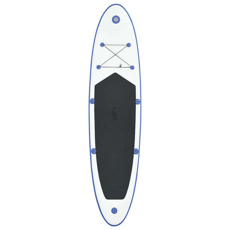 Vidaxl Stand Up Paddleboard Set aufblasbar blau und weiß