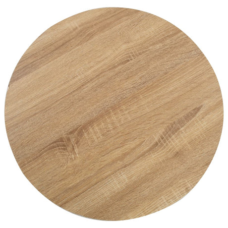 Vidaxl bistrotafel 60 cm mdf lichtbruin