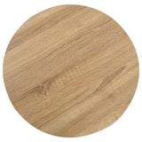 Vidaxl bistrotafel 60 cm mdf lichtbruin