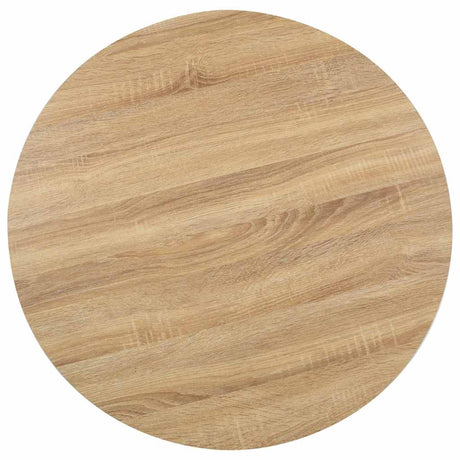 Vidaxl bistrotafel 80 cm mdf lichtbruin