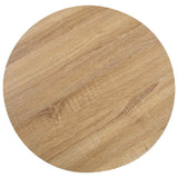 Vidaxl bistrotafel 80 cm mdf lichtbruin