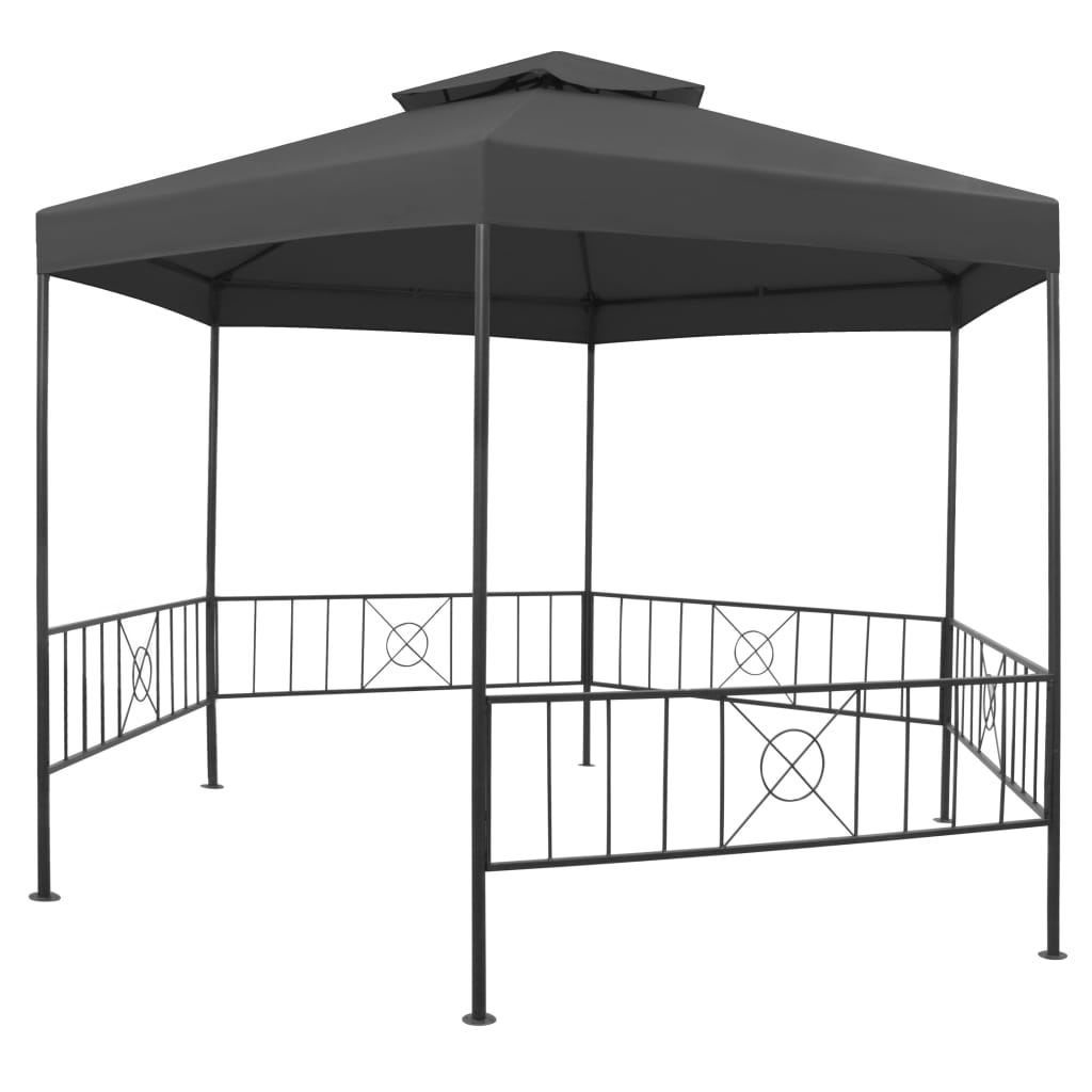 Vidaxl Garden Pracor 323x275x265 cm anthracite