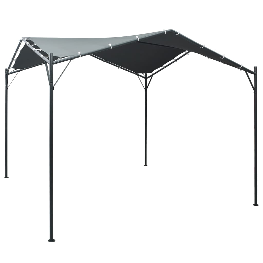 Vidaxl Arbor 3x3 m Stahl -Anthrazit