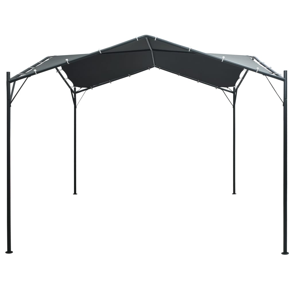 Vidaxl arbor 3x3 m steel anthracite