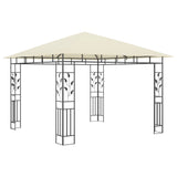 Vidaxl Arbor avec moustique net 180 g m² 3x3x2,73 m crème