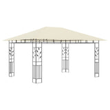 Vidaxl arbor with mosquito net 180 g m² 4x3x2.73 m cream