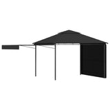 Arbor vidaxl avec toits extensibles 180 g m² 3x3x2,75 m anthracite