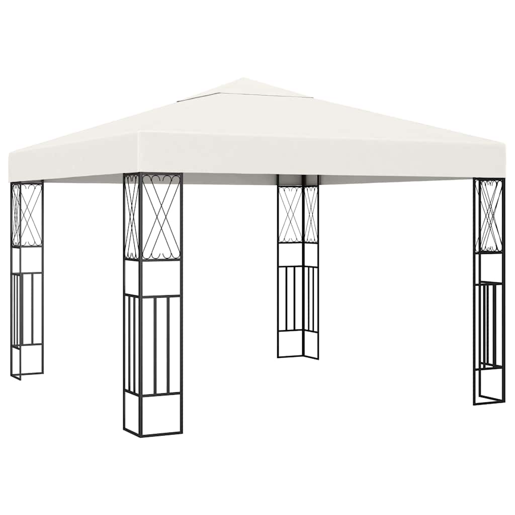 VidaXL Pavillon 3x3 m Stoff creme