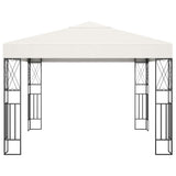 VidaXL Pavillon 3x3 m Stoff creme