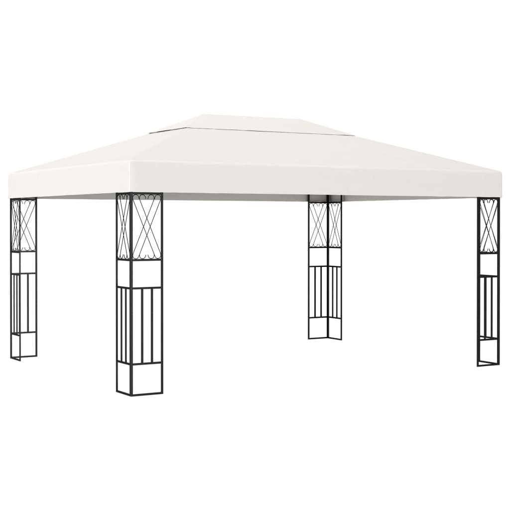 Vidaxl arbor 3x4 m Stëbs Crème