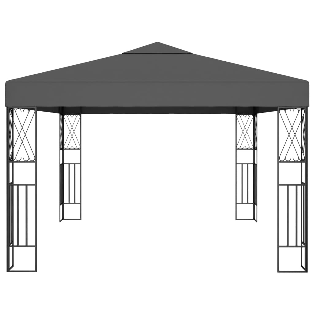 Vidaxl arbour 3x4 m anthracite de poussière