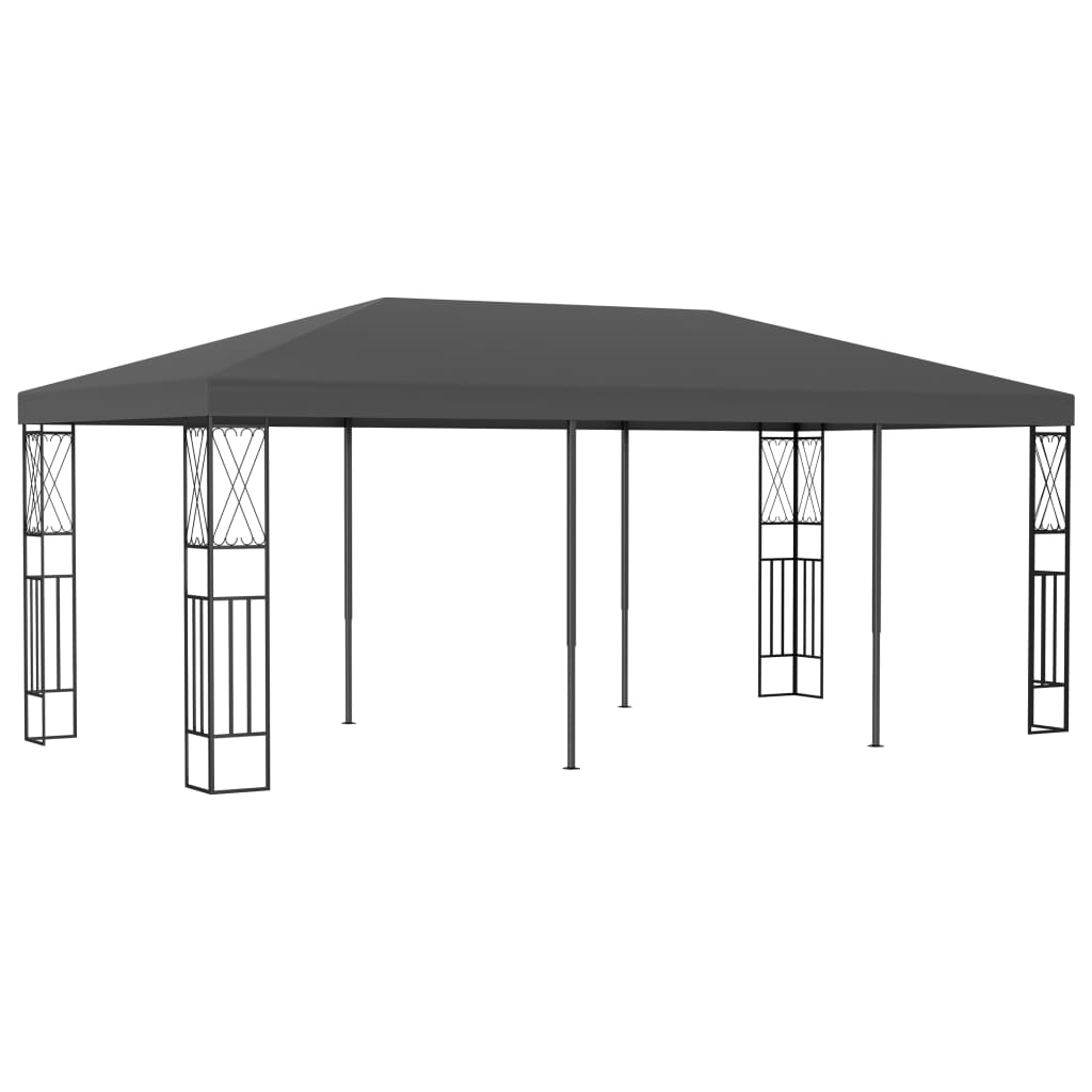 Vidaxl arbor 3x6 m dust anthracite