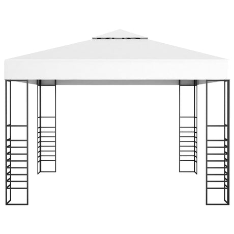 VidaXL Gartenpavillon 3x3 m weiß