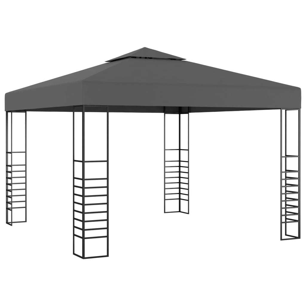 Vidaxl Garden Pavilion 3x3 m Anthrazit