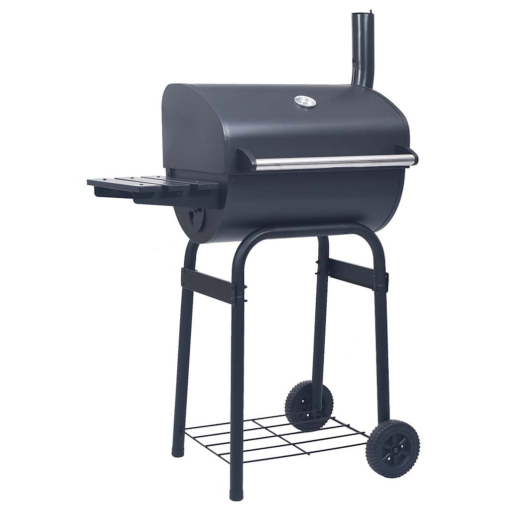 Vidaxl Charcoal Barbecue Smoker med Underwealth Black