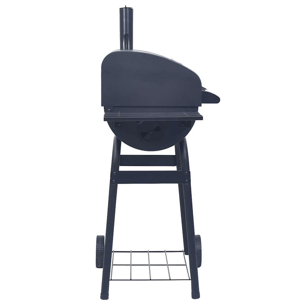 Vidaxl Charcoal Barbecue ryger med Underwealth Black