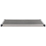 Vidaxl buitendouchbak 110x62 cm HKC de acero inoxidable gris