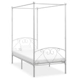 Vidaxl hemelbedframe metaal wit 90x200 cm