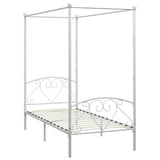 Vidaxl hemelbedframe metaal wit 90x200 cm