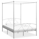 Vidaxl hemelbedframe metaal wit 160x200 cm