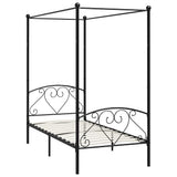 Vidaxl hemelbedframe metaal zwart 90x200 cm