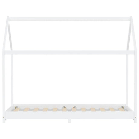 Vidaxl kinderbedframe massief grenenhout wit 90x200 cm