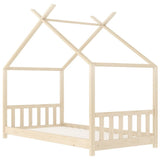 Vidaxl kinderbedframe massief grenenhout 80x160 cm