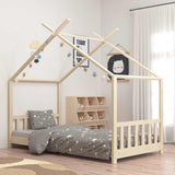 Vidaxl kinderbedframe massief grenenhout 80x160 cm