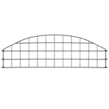 Vidaxl fekting sett bøyd 77,3x26 cm grønn