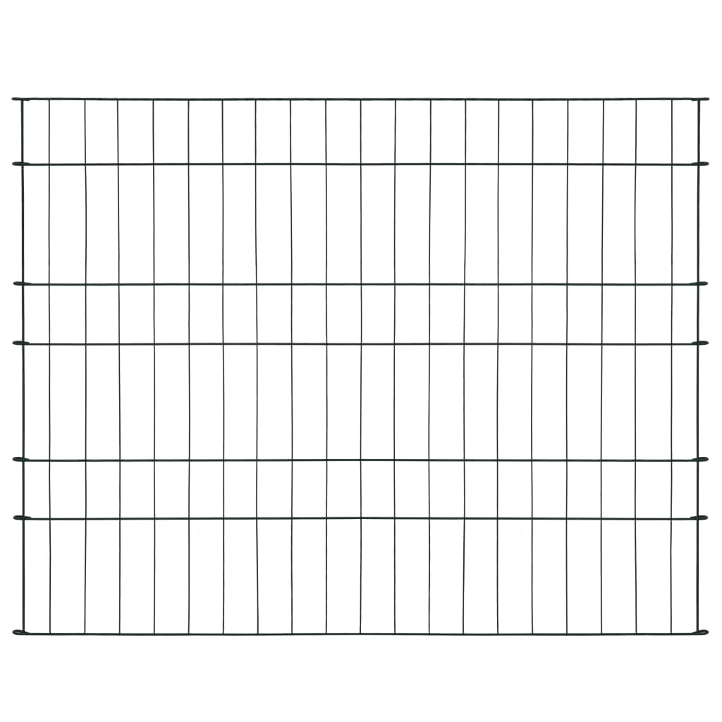 Vidaxl fekting sett 99,6x79,8 cm grønn