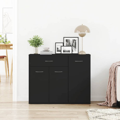 Vidaxl dressoir 88x30x70 cm bewerkt hout zwart