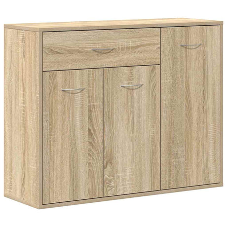 Vidaxl dressoir 88x30x70 cm bewerkt hout sonoma eikenkleurig
