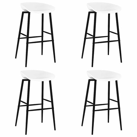 Vidaxl barstoelen 4 st wit