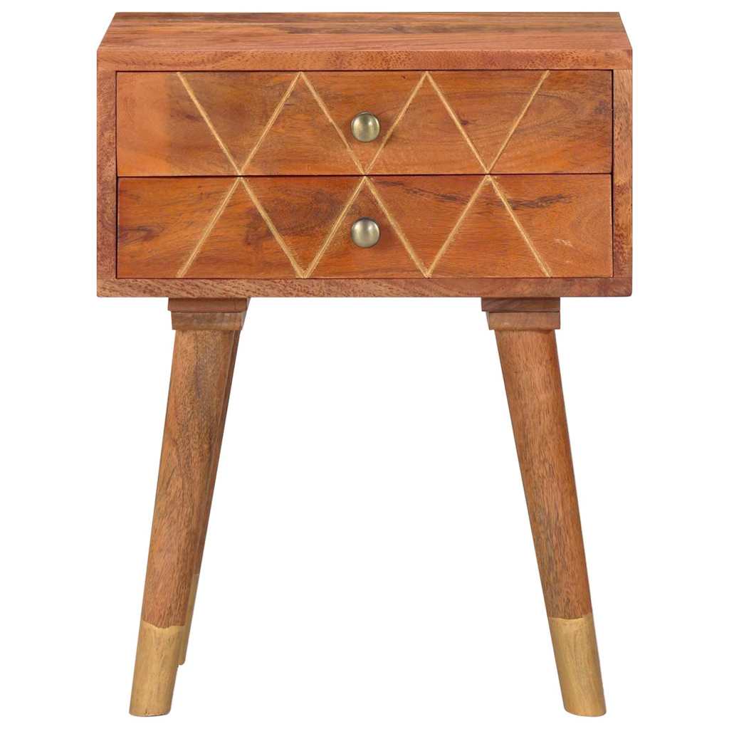 Vidaxl nachtkastje 43x30x58 cm massief mangohout