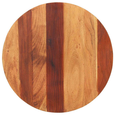 Vidaxl tafelblad rond 25-27 mm 60 cm massief acaciahout