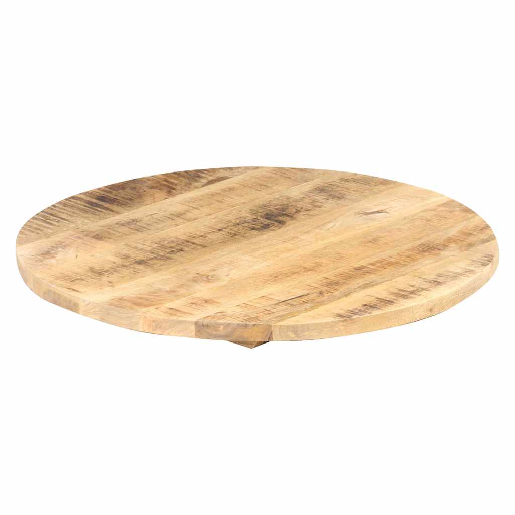 Vidaxl tafelblad rond 25-27 mm 50 cm massief mangohout