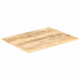Vidaxl tafelblad 15-16 mm 90x70 cm massief mangohout
