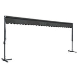 Vidaxl Luifel abgelöst 600 x 300 cm Anthrazit