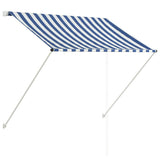 Vidaxl laifel extendable 100x150 cm blau und weiß